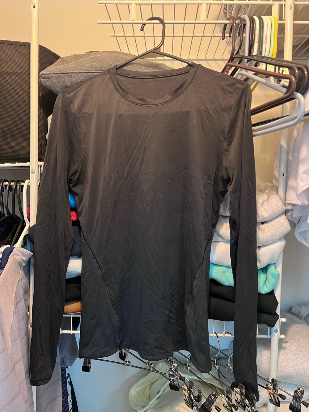 Wundermost Ultra-soft Nulu Crewneck Long Sleeve Shirt
